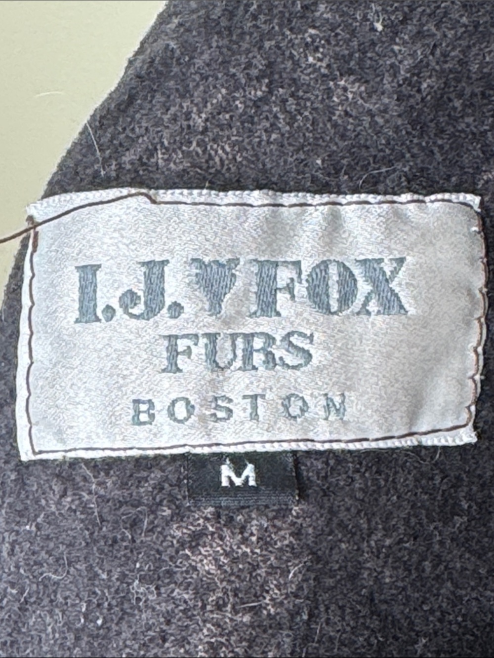 I. J. FOX FURS Boston Vintage Chocolate Brown Suede Shearling Full Length Coat M - Picture 3 of 14